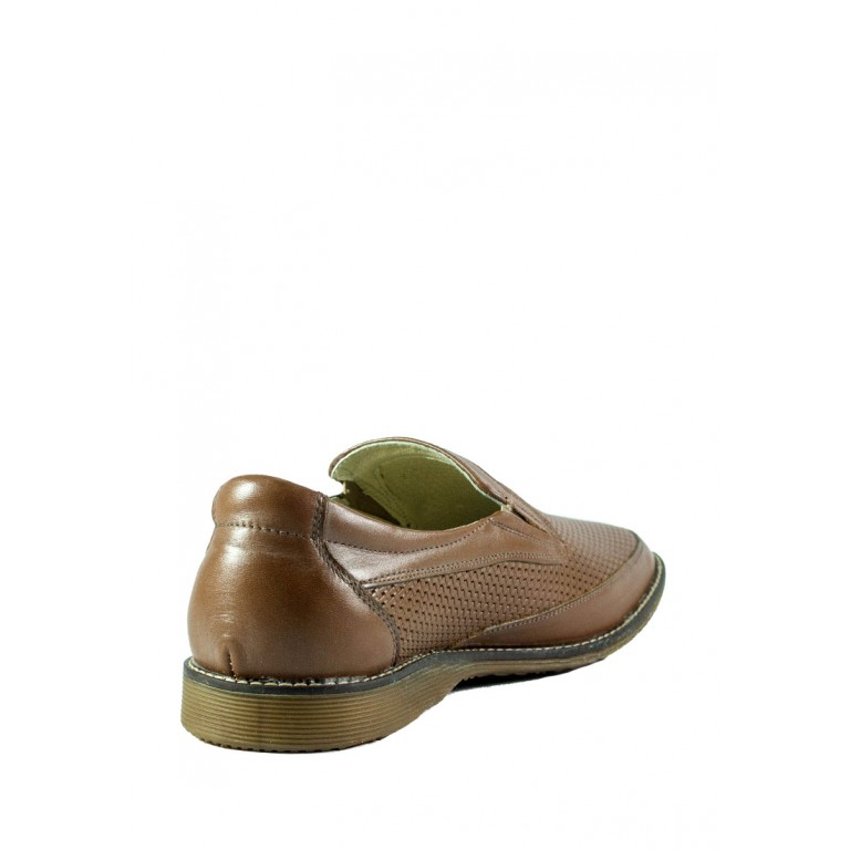 Туфли мужские MIDA 13381-323 коричневая кожа