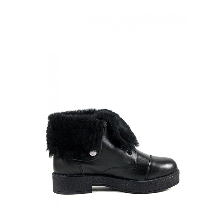Ботинки зимние женские MIDA 24594-1Ш черные