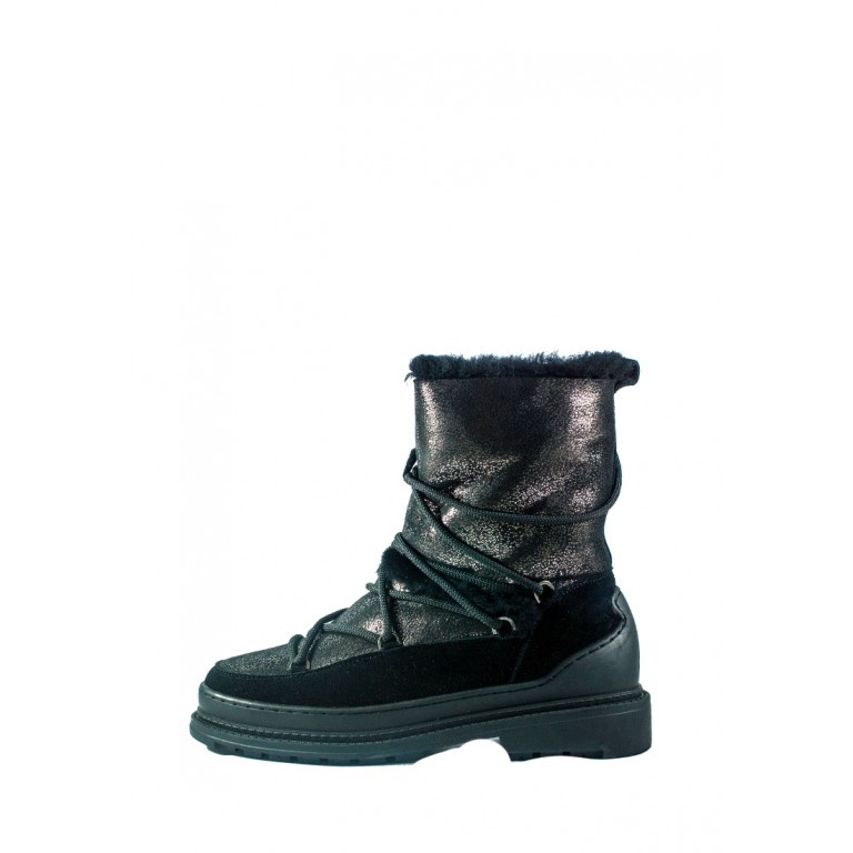 Черевики зимові жіночі Allshoes чорний 21076
