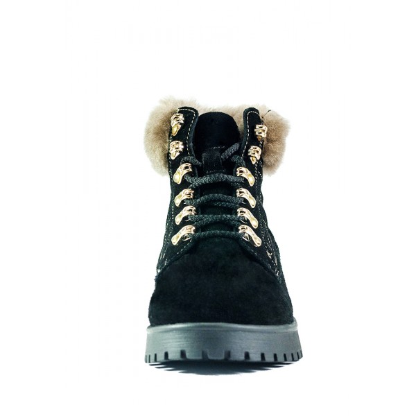 Ботинки зимние женские MIDA 24787-249Ш черные