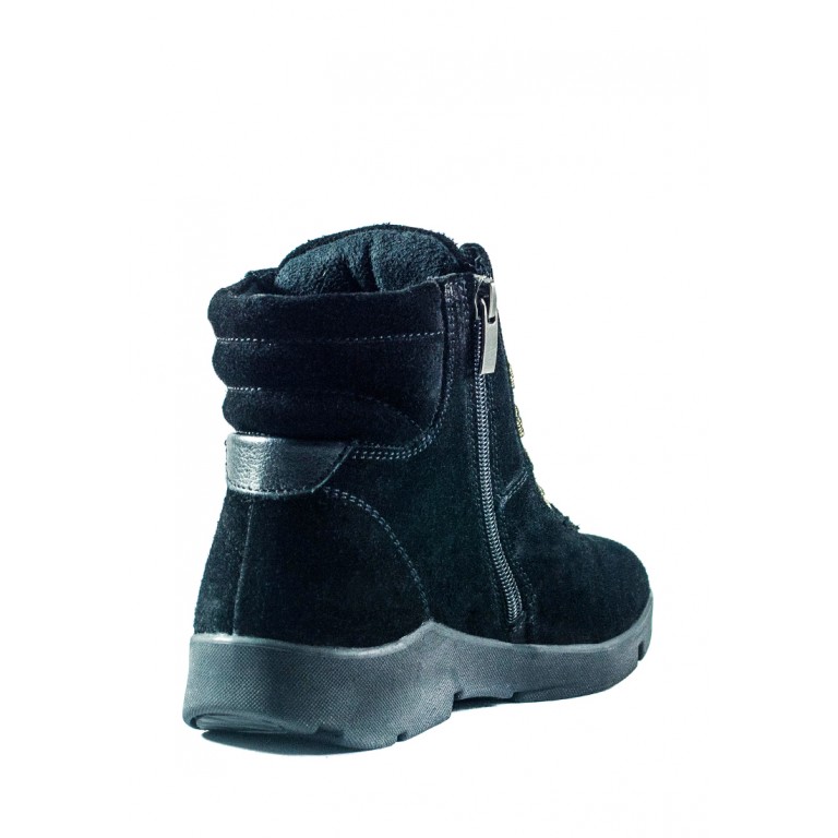 Ботинки зимние подросток MIDA 34186-249Ш черные