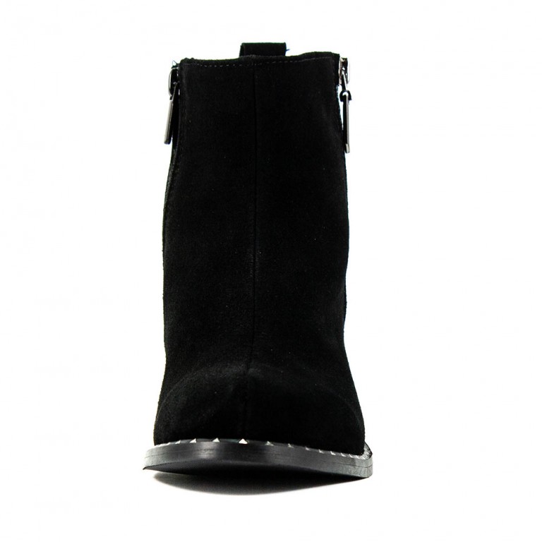 Ботинки демисезон женские SND SD524 черная замша