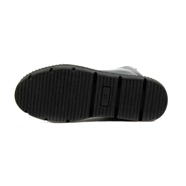 Ботинки зимние женские Lonza L-308-2248 LKMS черная кожа