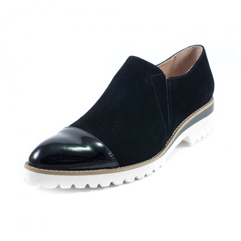 Туфли женские Tutto Shoes T3301 черная замша