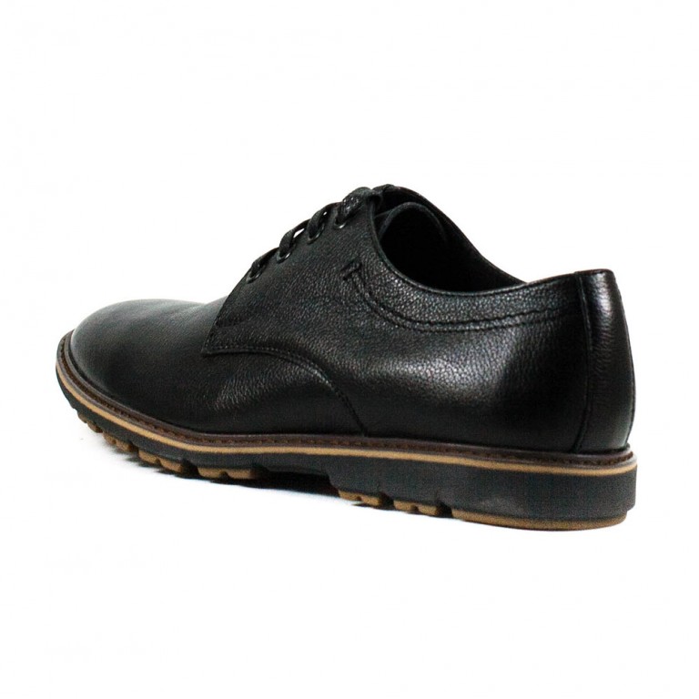 Туфли мужские MIDA 110390-16 черная кожа