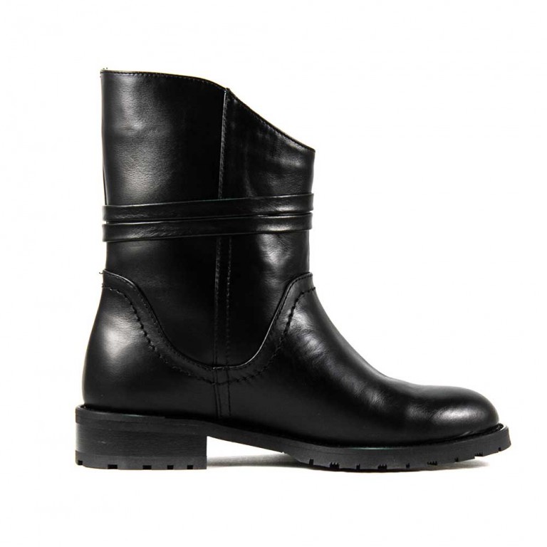 Ботинки зимние женские Lonza L-2555-2266 LE ч.к черные