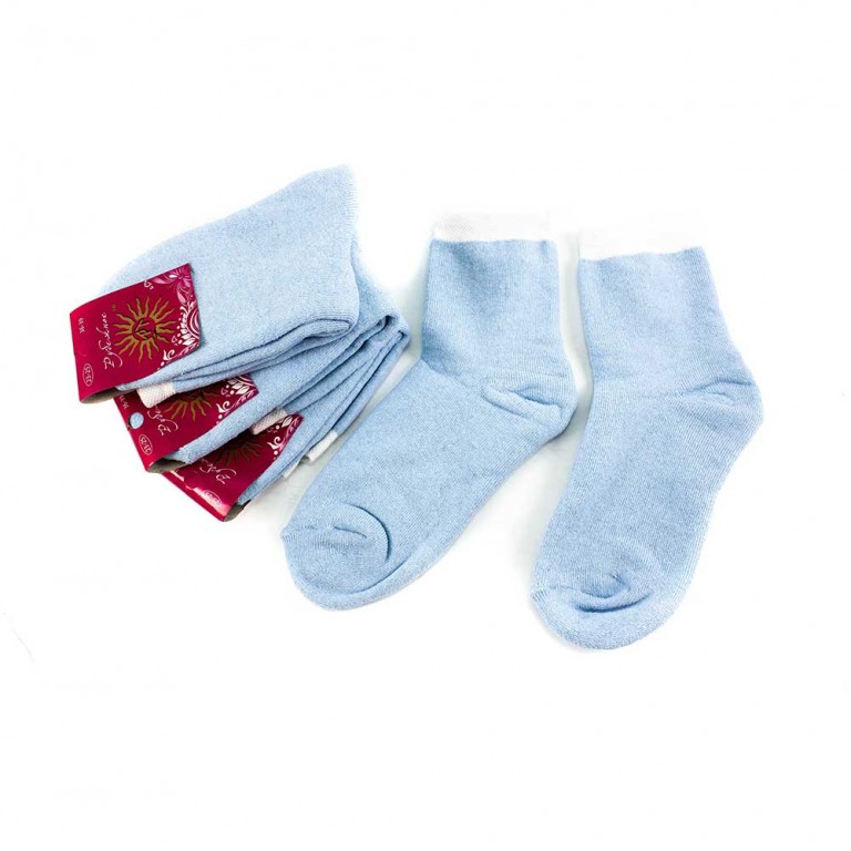 Шкарпетки жіночі Рубіж-Текс 100 блакитні 36-39