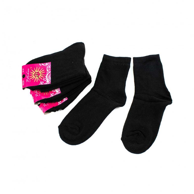 Шкарпетки жіночі Рубіж-Текс 100 чорні 36-39