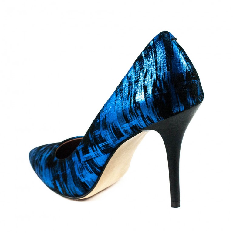 Туфли женские Tutto Shoes T3122 синий текстиль