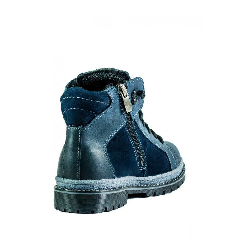 Ботинки зимние детские MIDA 44059-4Ш темно-синие