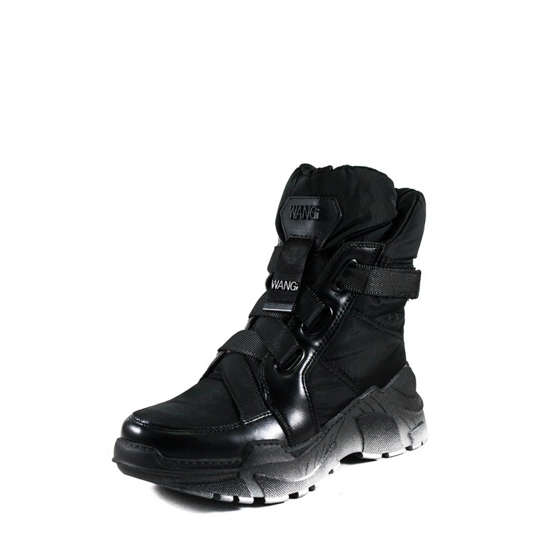 Ботинки зимние женские Prima D'arte 1627-F408-1 черные