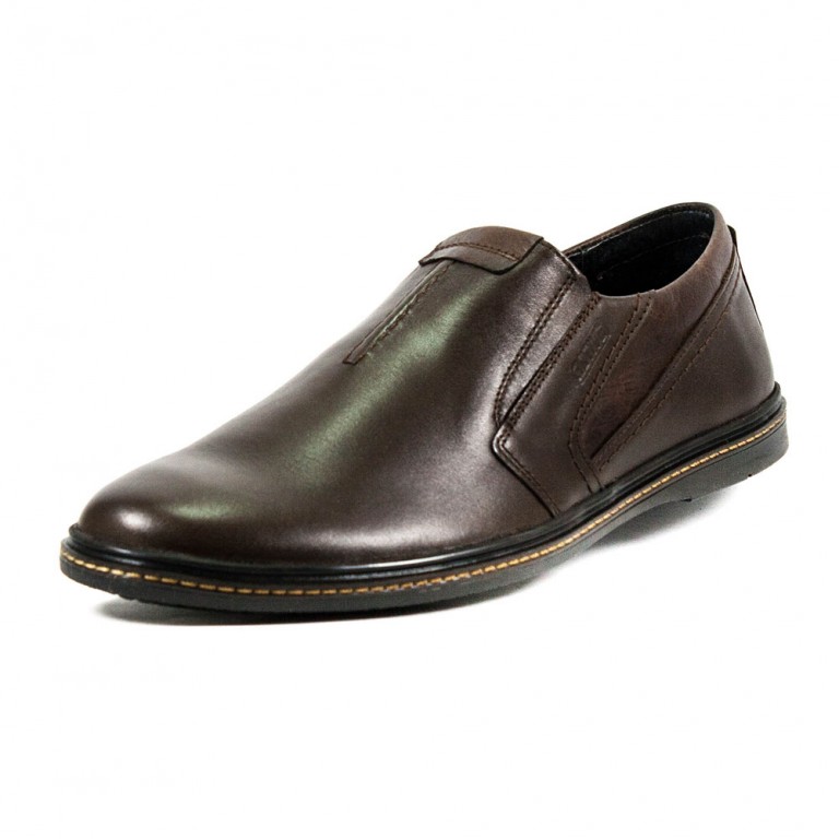 Туфли мужские MIDA 110395-2 коричневая кожа