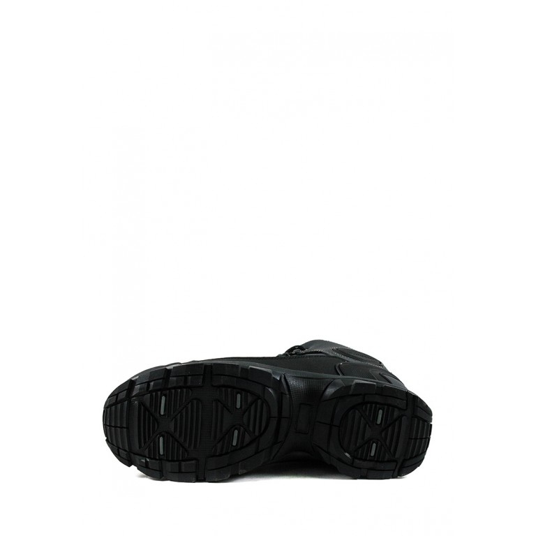 Ботинки зимние мужские Restime PMZ19158 серо-черные