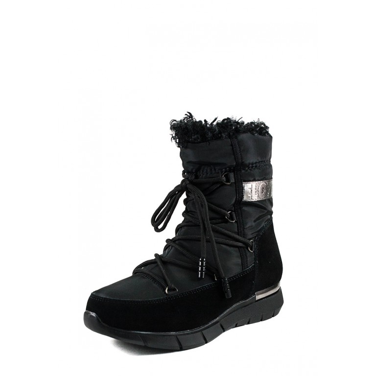 Ботинки зимние женские Lonza 3790-S641 черные