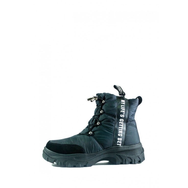 Ботинки зимние женские Lonza СФ 3951-N581 черные