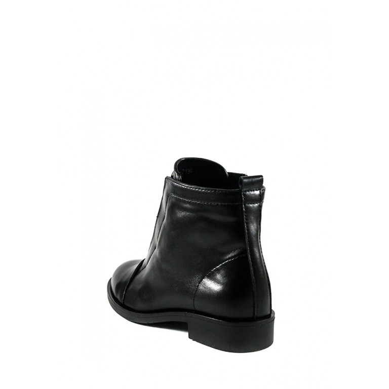 Ботинки демисезон женские Lonza L-21879-2136L черная кожа