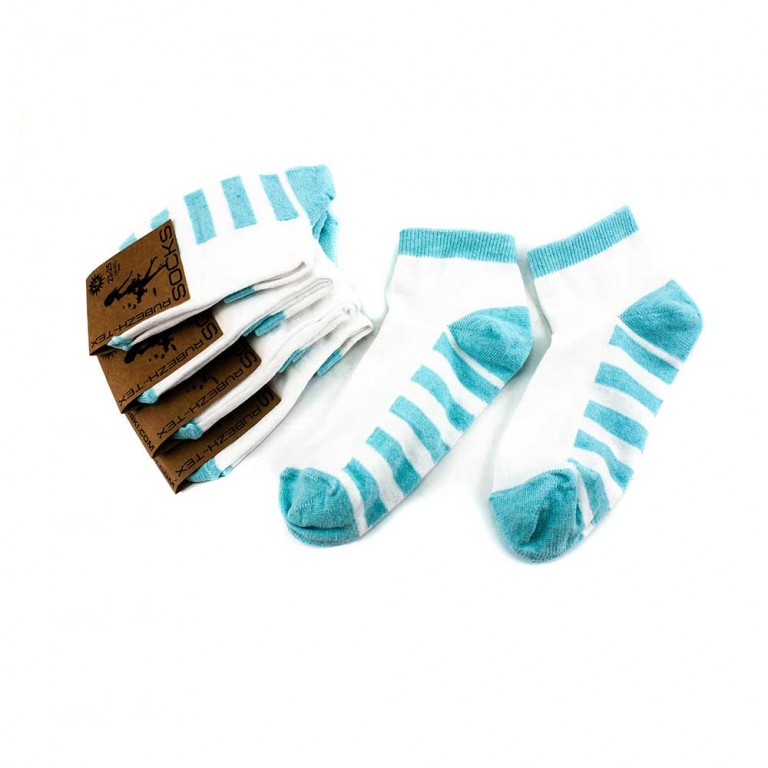 Шкарпетки жіночі Рубіж-Текс 2с136 м'ята смуг.стоп (35-40)