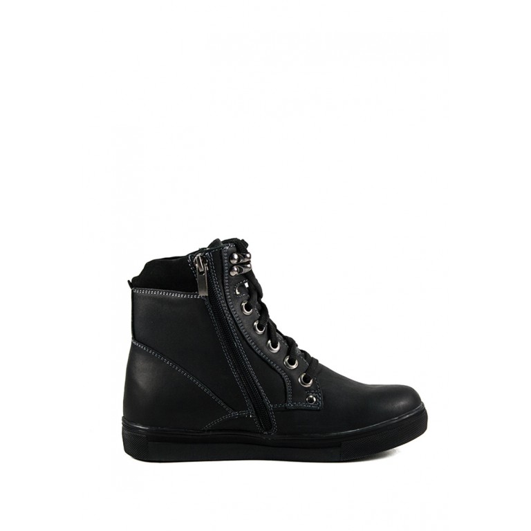 Ботинки зимние женские MIDA 24603-3Ш черные