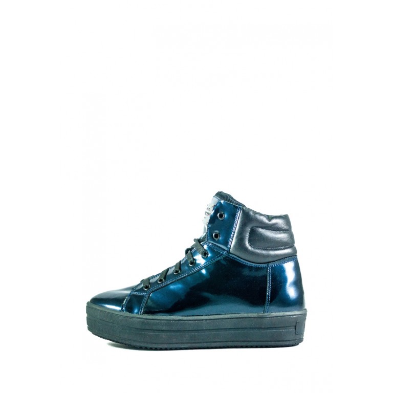 Ботинки зимние женские MIDA 24654-234Ш синие
