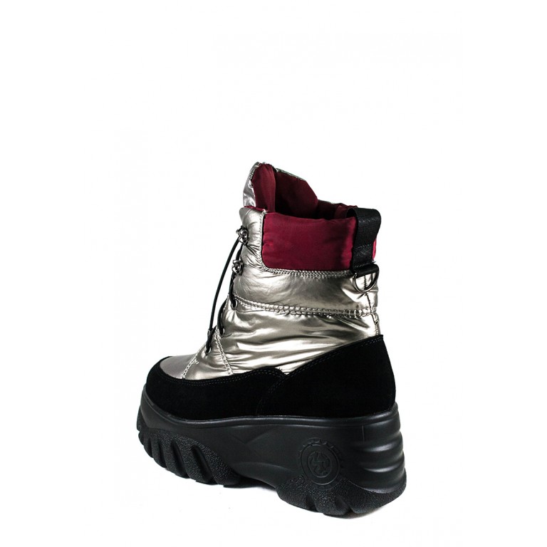 Ботинки зимние женские Lonza B102-N700 серые