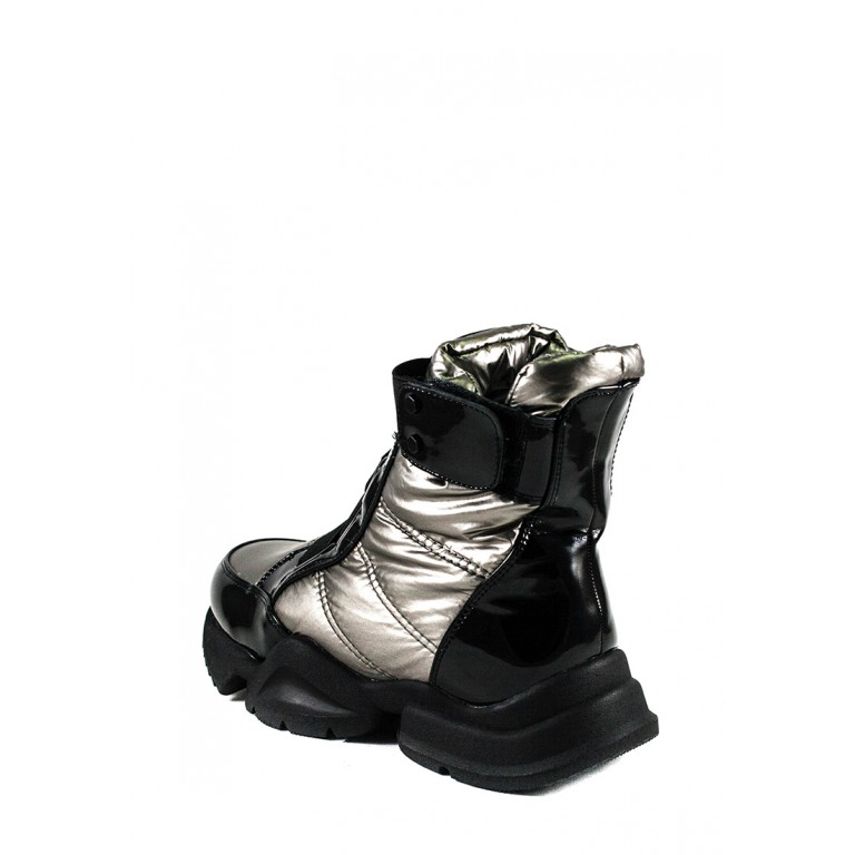 Ботинки зимние женские Lonza 1552-N681 металлик