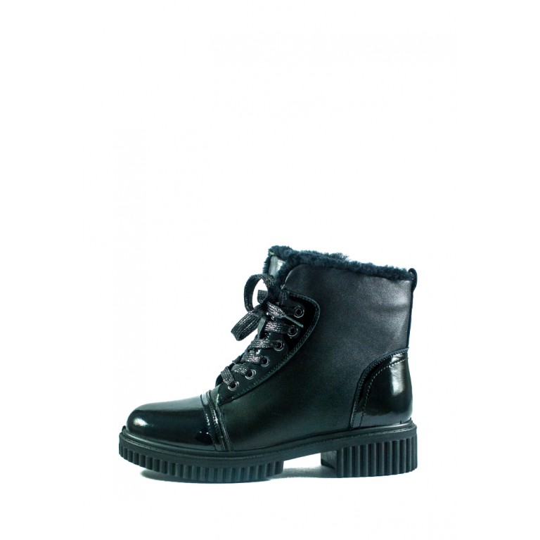 Ботинки зимние женские Lonza СФ 80360-19-1A черные
