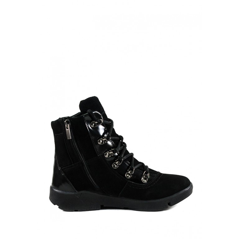 Ботинки зимние женские MIDA 34181-9Ш черные