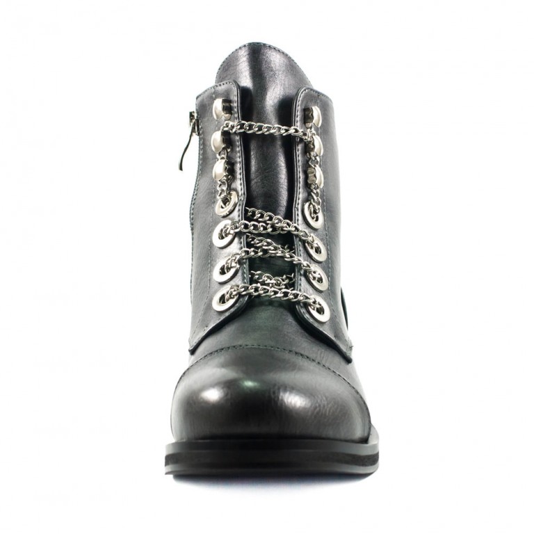 Ботинки демисезон женские Fabio Monelli W1470-703H темно-серые