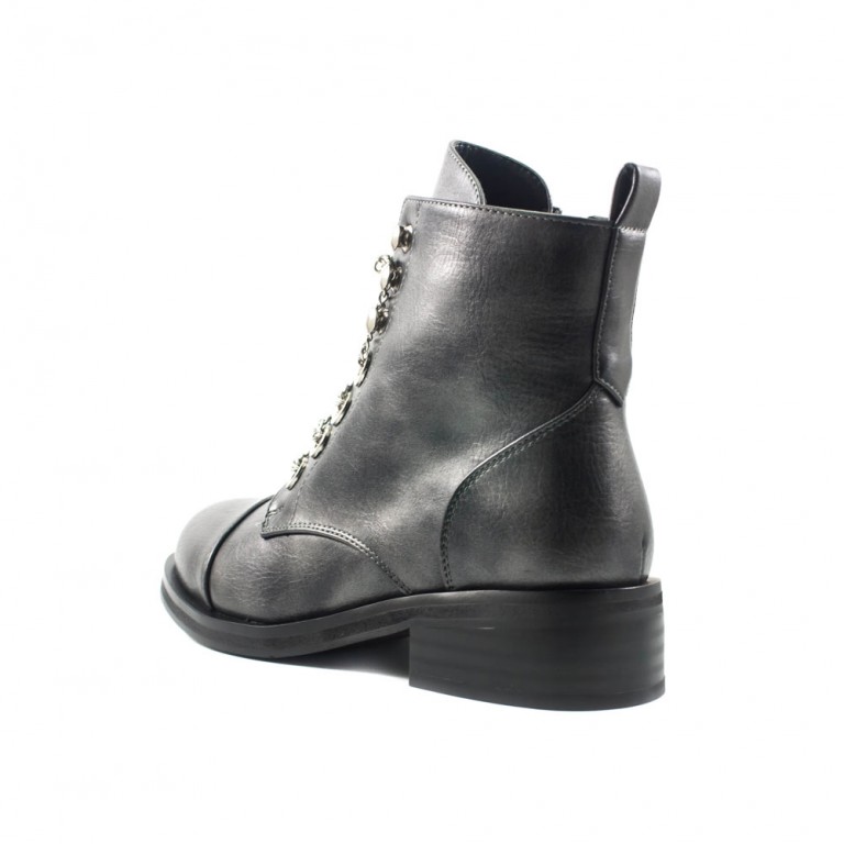 Ботинки демисезон женские Fabio Monelli W1470-703H темно-серые