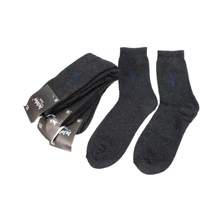 Шкарпетки чоловічі Jujube F122-1 темно-сірі 41-47