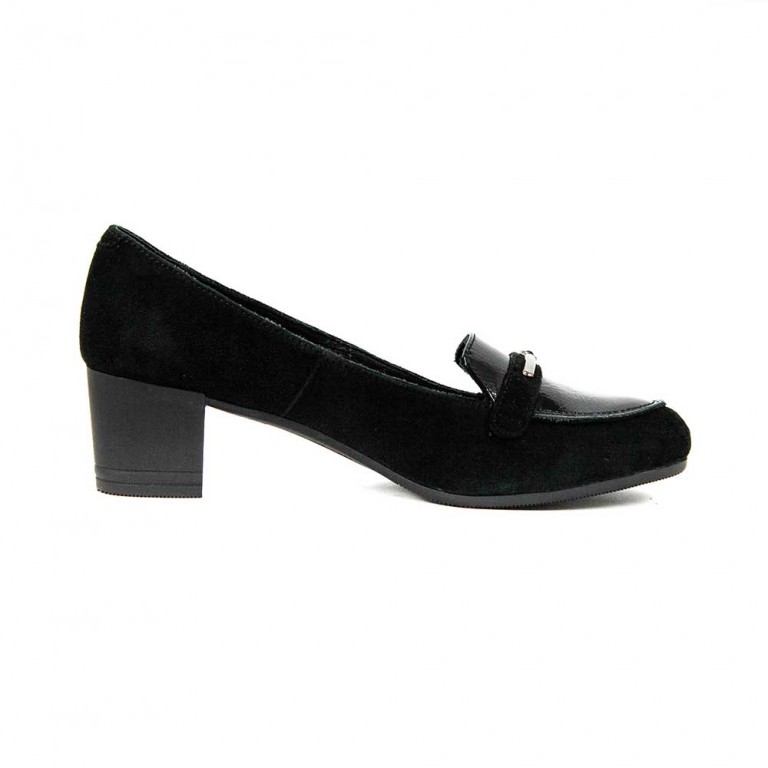 Туфли женские MIDA 21828-102 черная замша