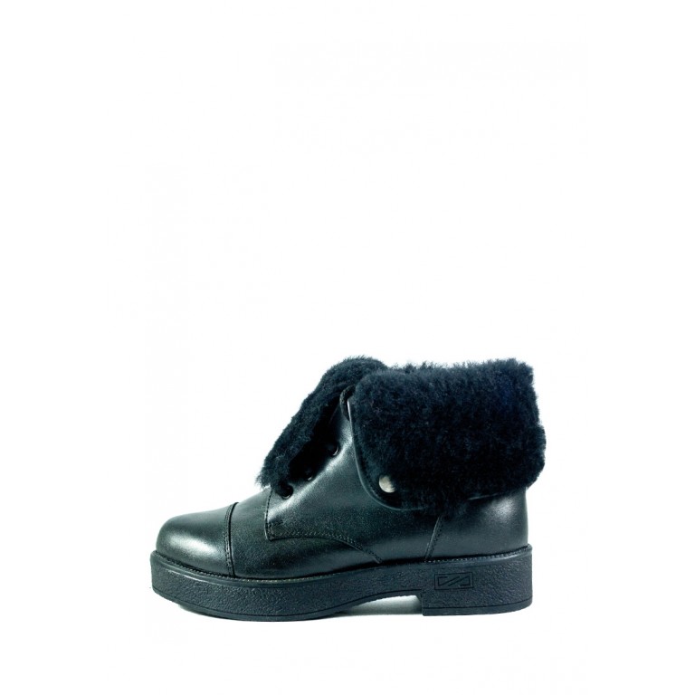 Ботинки зимние женские MIDA 24701-1Ш черные