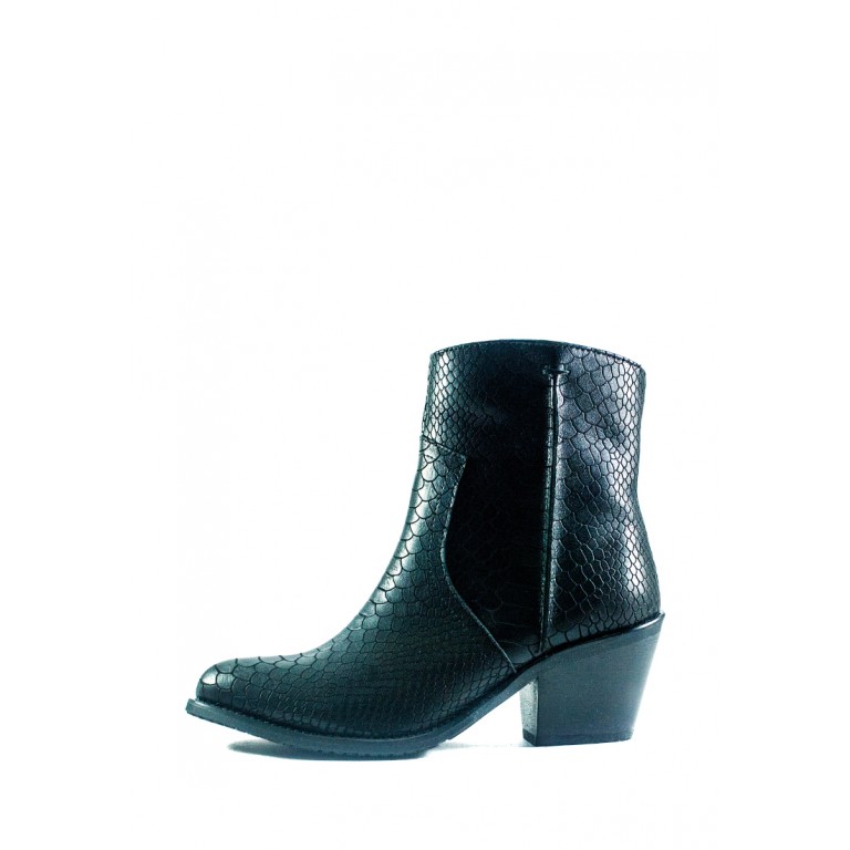 Ботинки демисезон женские Lonza 01015-2815-1K черные