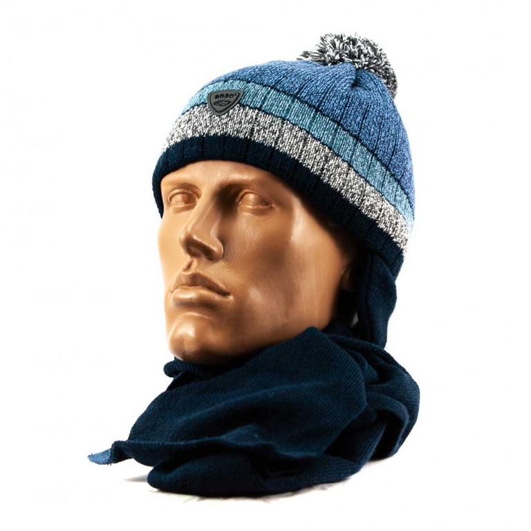 FRODO шапка-синій шарф 48-50