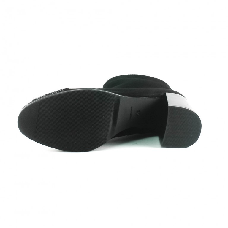 Ботинки демисезон женские Foletti FL805-2 чзш черная замша