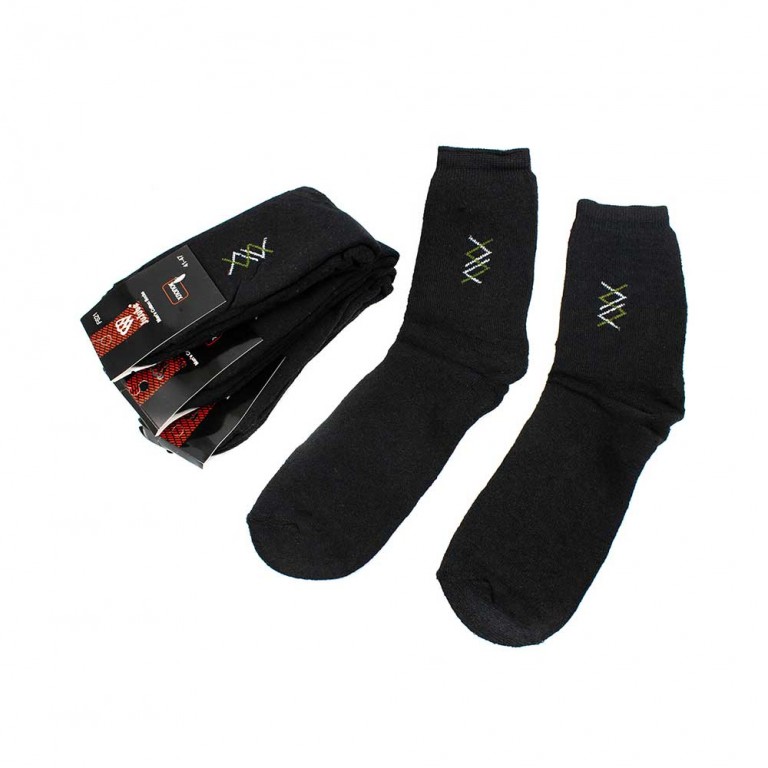 Шкарпетки чоловічі Jujube F621-1-5 чорні 41-47