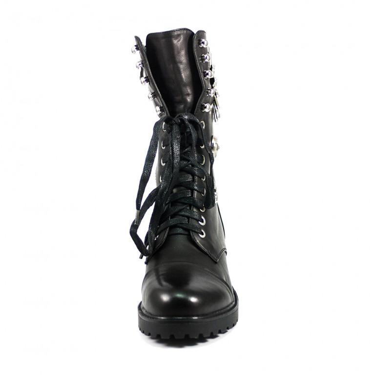 Ботинки демисезон женские Fabio Monelli H158-M918A-6 черные