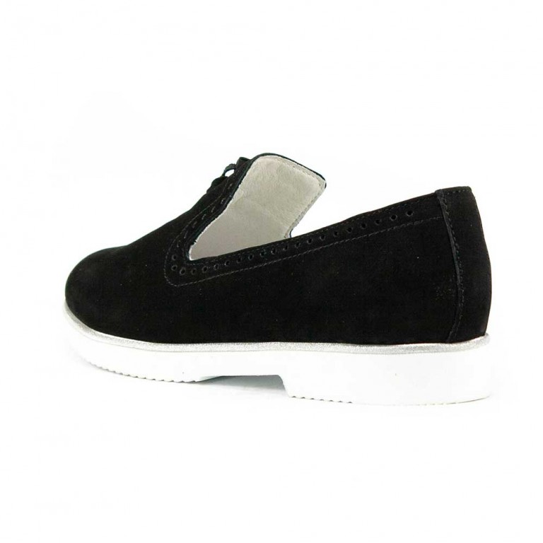 Туфли женские MIDA 21992-9 черный нубук