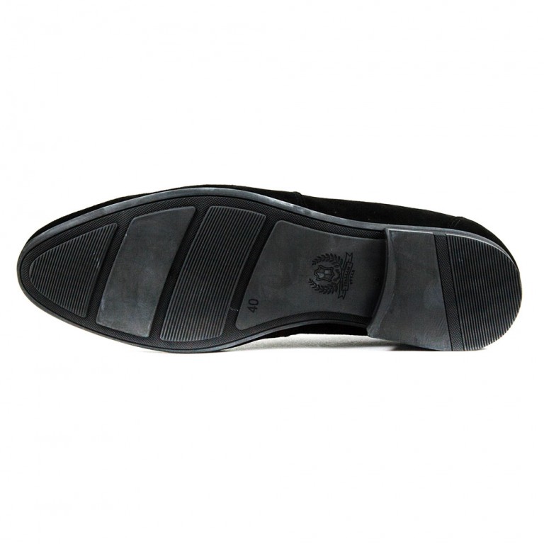 Туфли мужские MIDA 110681-17 черная замша