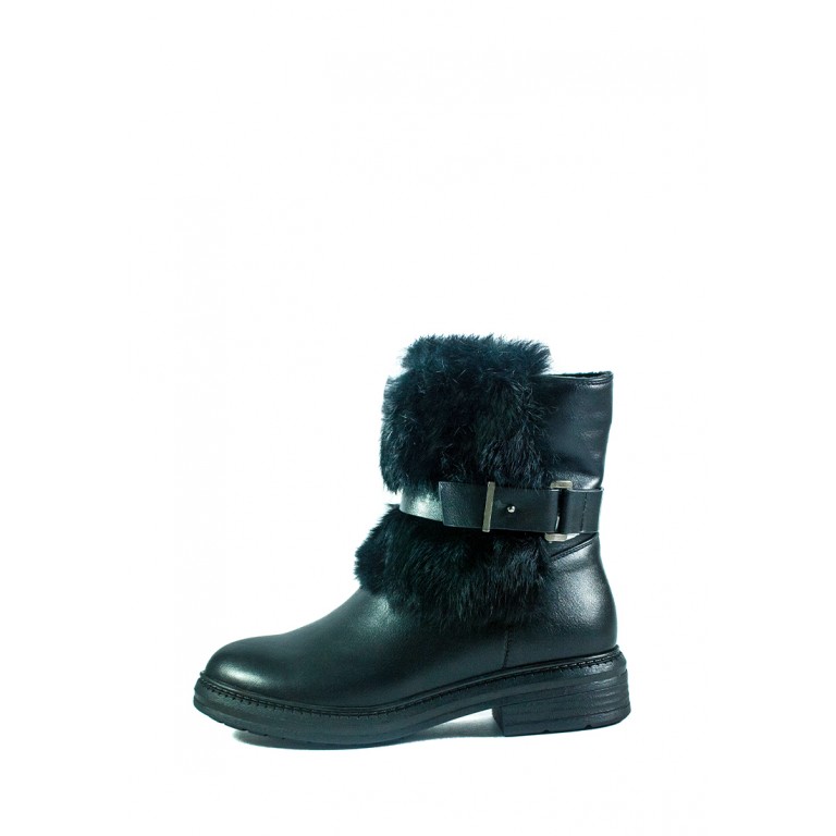 Ботинки зимние женские Allshoes СФ CHJ-K9511-A563-1 ЧК черные
