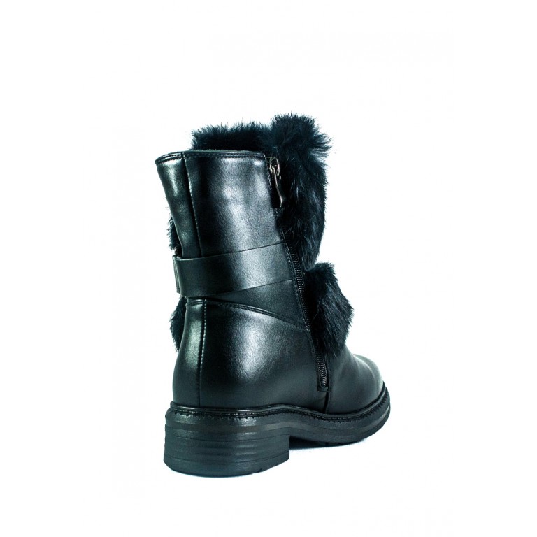 Ботинки зимние женские Allshoes СФ CHJ-K9511-A563-1 ЧК черные