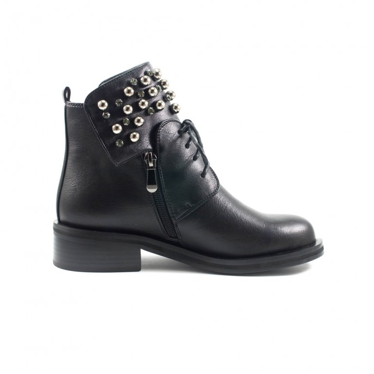 Ботинки демисезон женские Fabio Monelli T280-A835 черные
