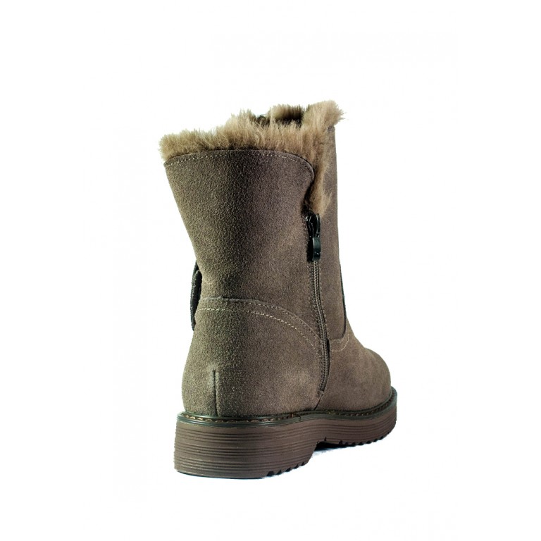 Ботинки зимние женские Allshoes СФ 103-2827-2-1 темно-бежевые