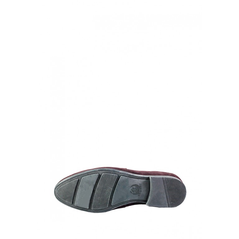 Туфли мужские MIDA 110681-232 бордовая замша