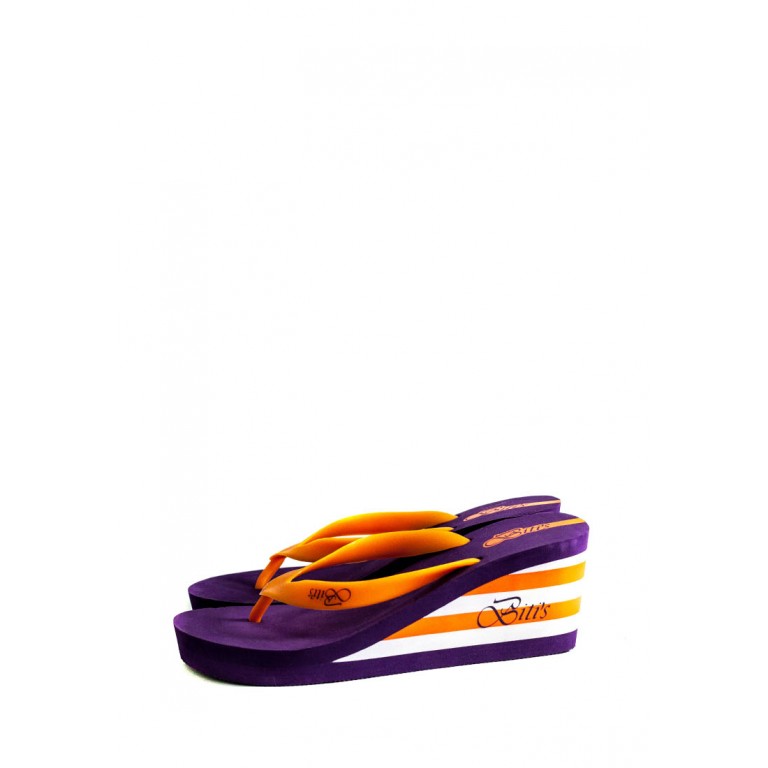 Сабо женские Bitis 8906-H оранжево-фиолетовые