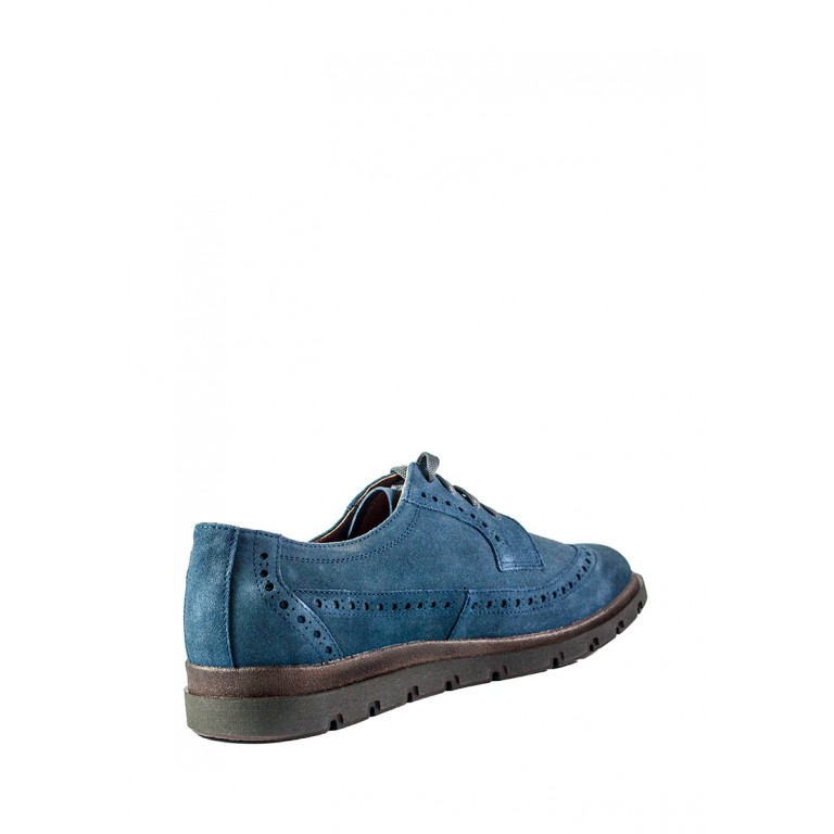 Туфли мужские MIDA 110534-490 синяя замша