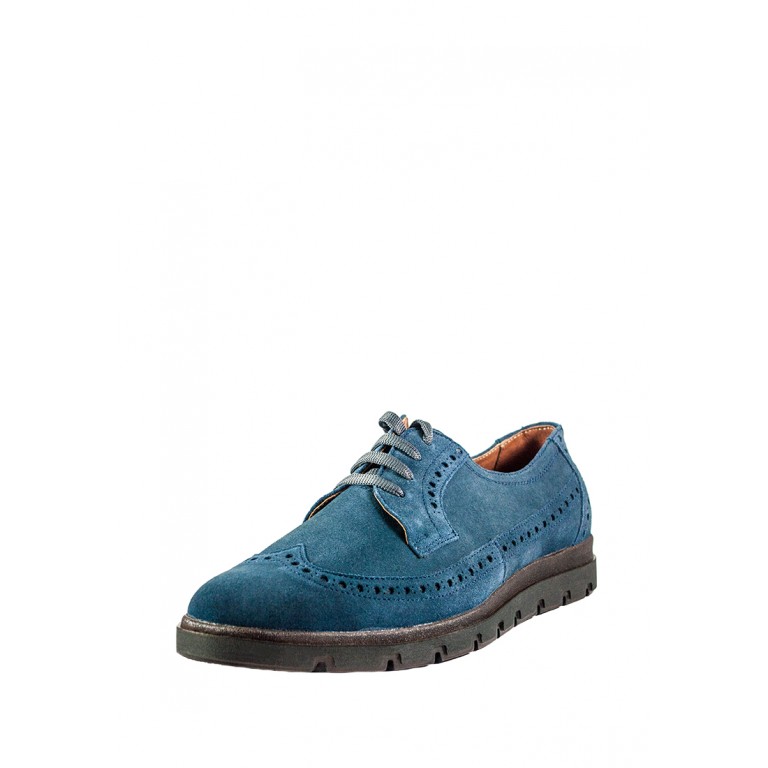 Туфли мужские MIDA 110534-490 синяя замша