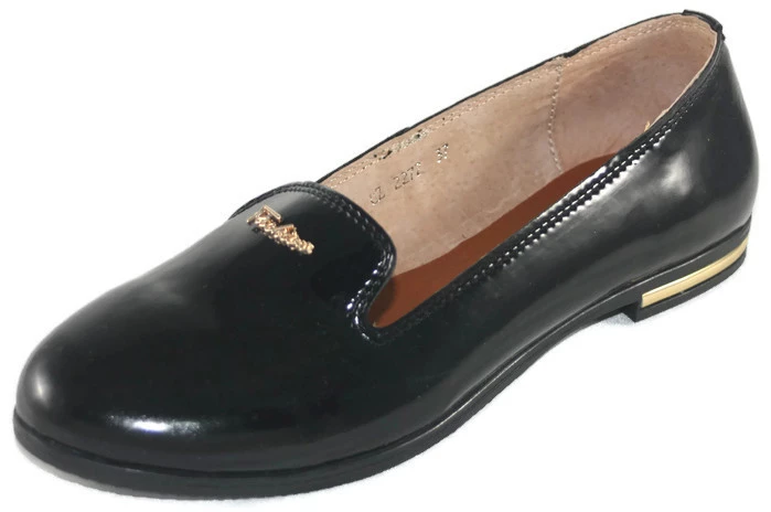 Балетки женские In Trend 2272 черный лак Балетки женские In Trend 2272 черный лак