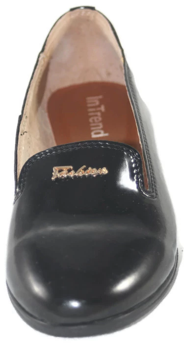 Балетки женские In Trend 2272 черный лак Балетки женские In Trend 2272 черный лак