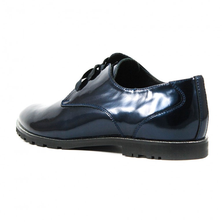 Туфли женские MIDA 21796-234 темно-синие